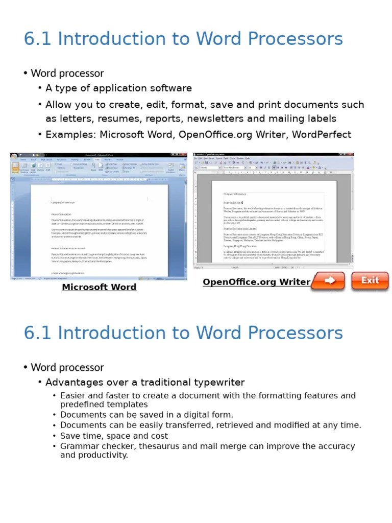 Word Processing | PDF