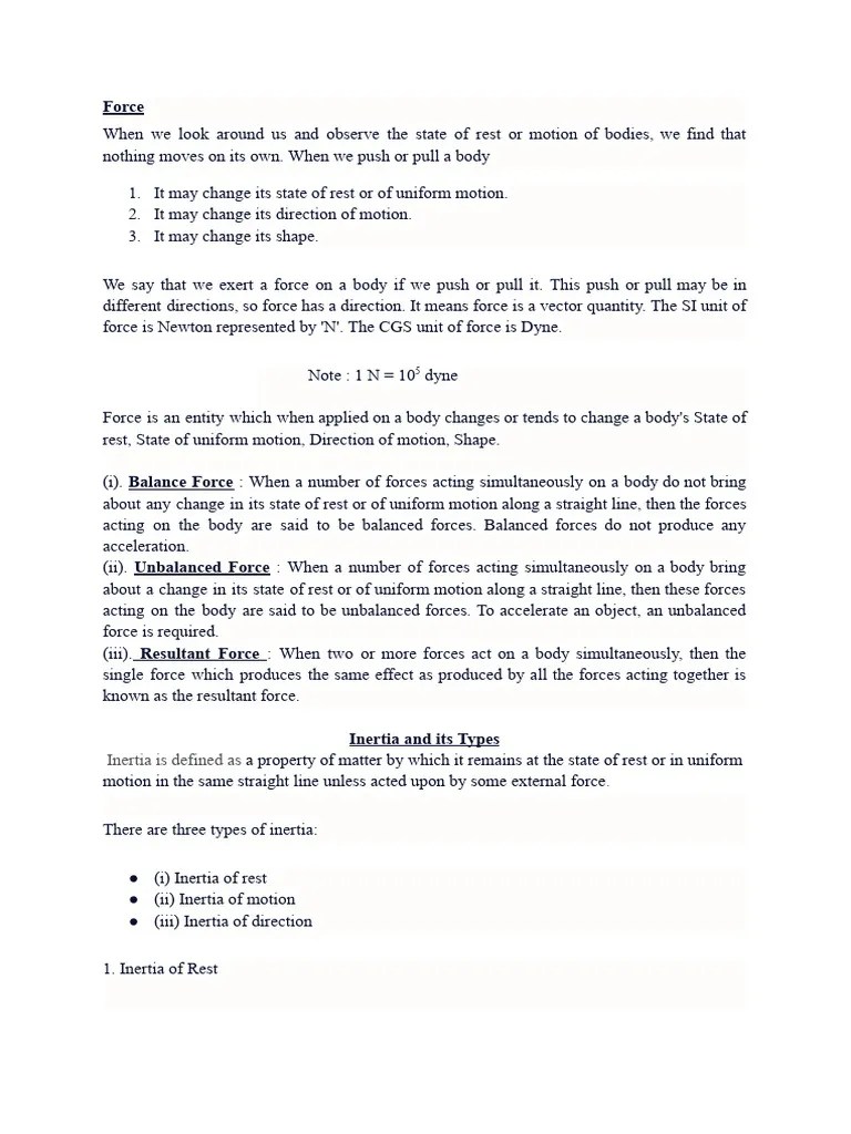 Laws Of Motions | PDF | Friction | History