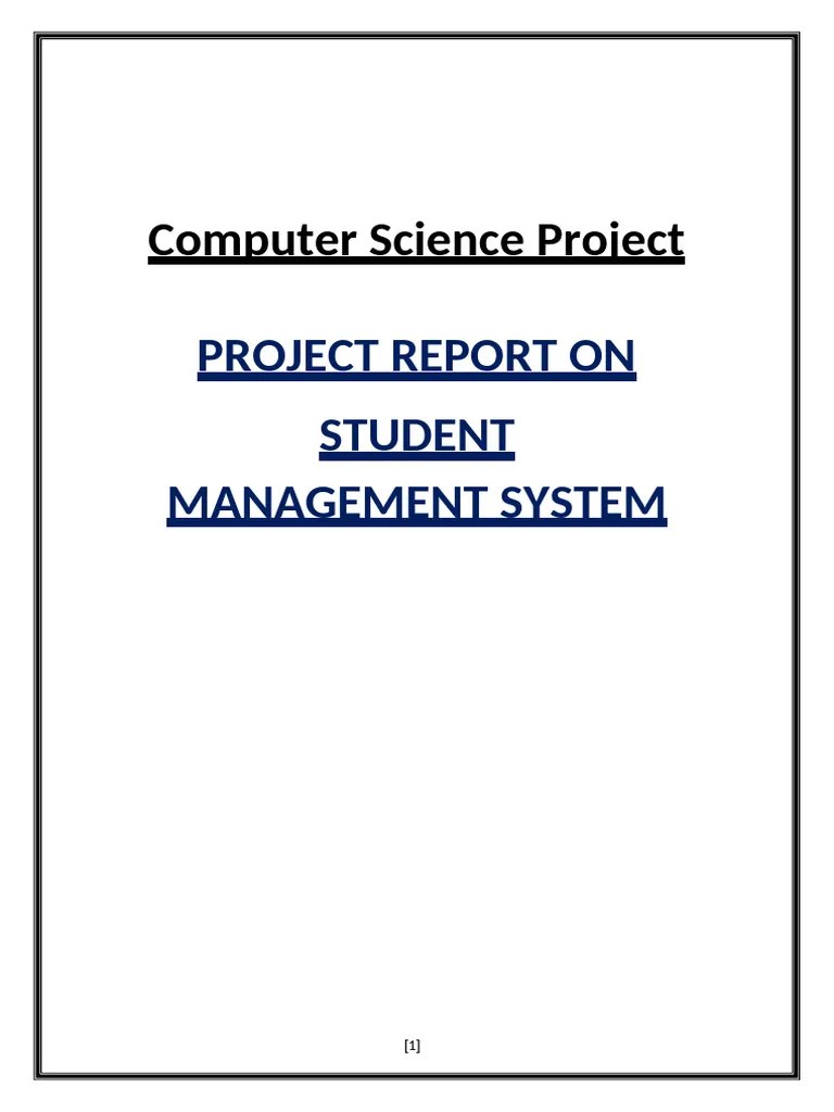 Student Management System | PDF