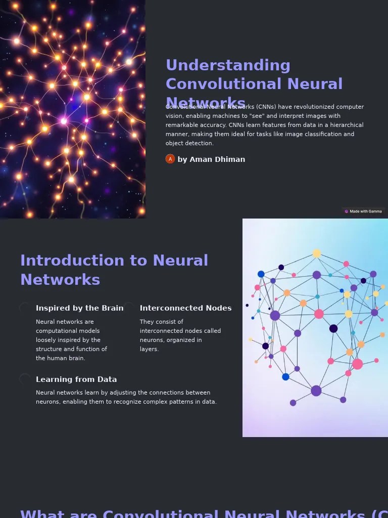 Understanding Convolutional Neural Networks1 | PDF