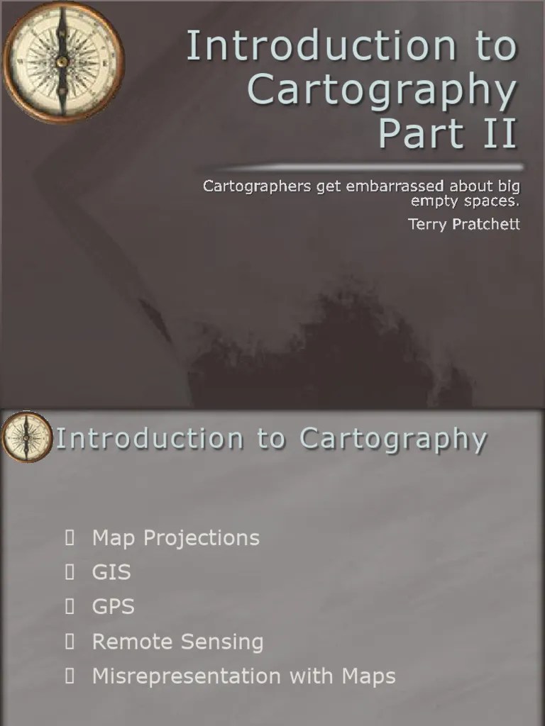 Introduction To Cartography Part II (1) | PDF
