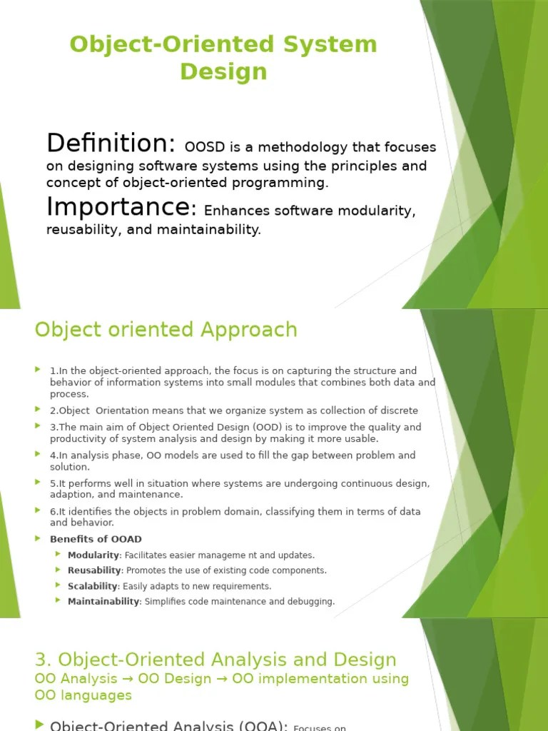 01object Oriented System Design And Analysis | PDF | Unified Modeling Language | Art