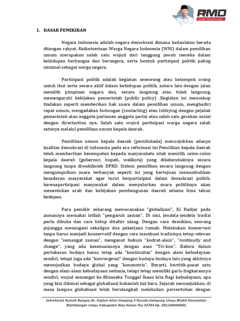 Proposal Pengajian Akbar RMD | PDF