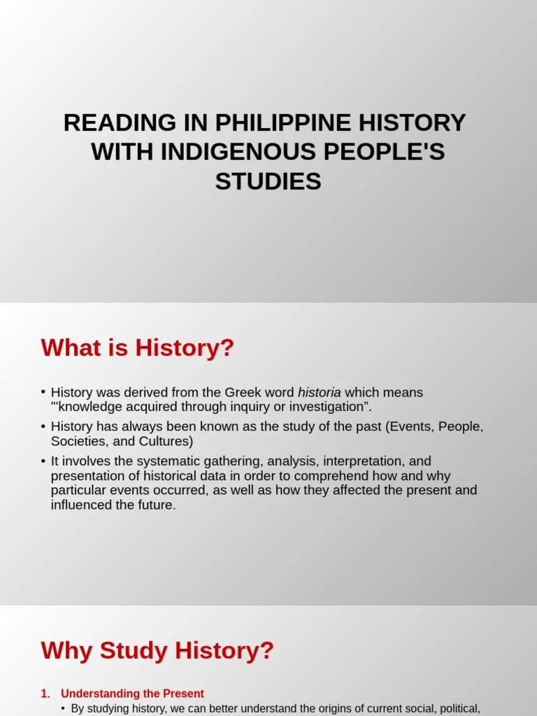 Readings In Philippine History Chapter 1 | PDF