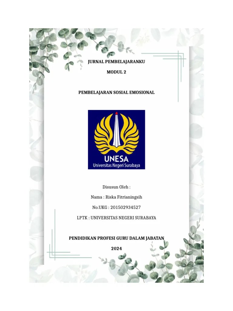 JURNAL PEMBELAJARANKU MODUL 2 PSE | PDF