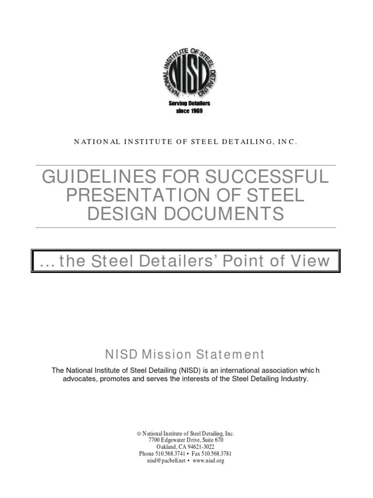 Detailing Guidelines | PDF | Construction Bidding | Specification ...