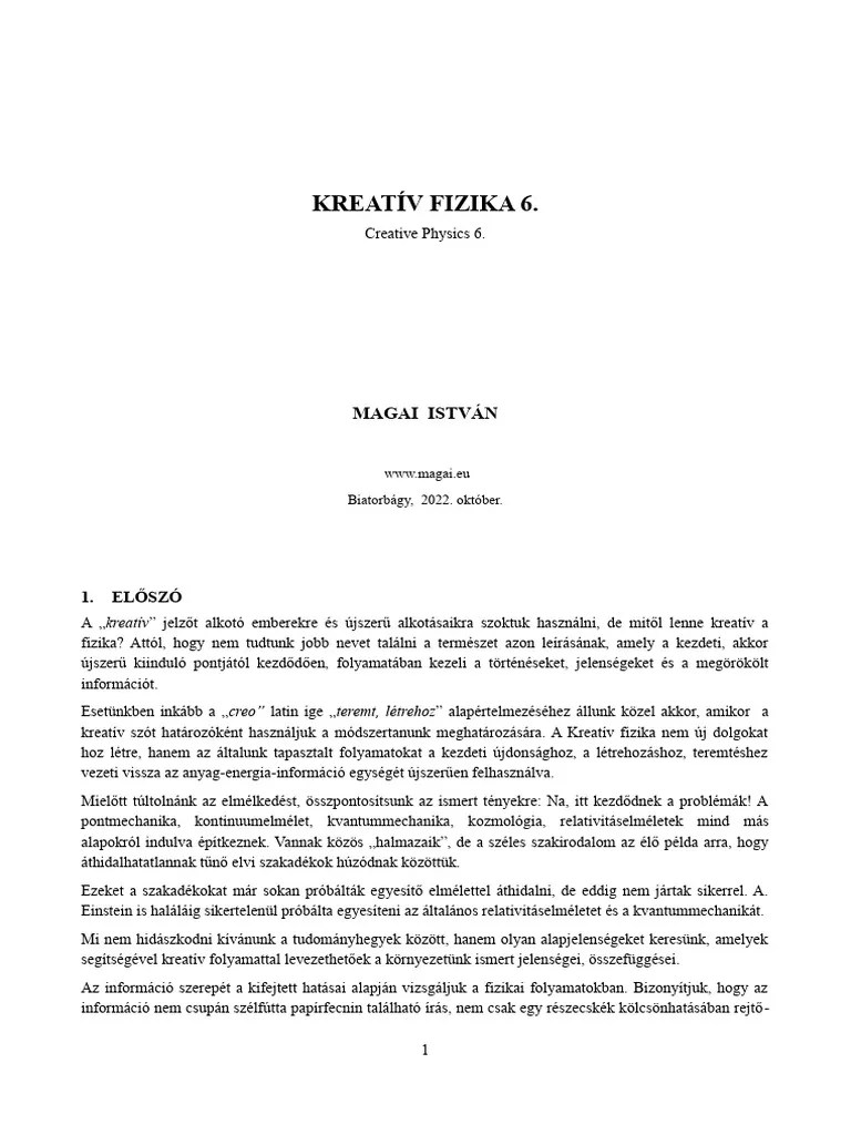 Kreativ Fizika 6 Creative Physics | PDF