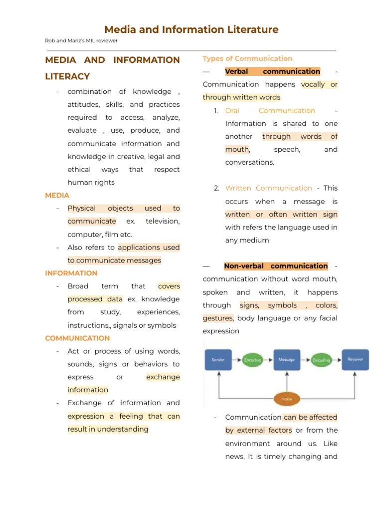 Media-and-Information-Literacy | PDF