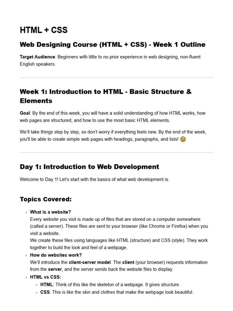 HTML + CSS | PDF