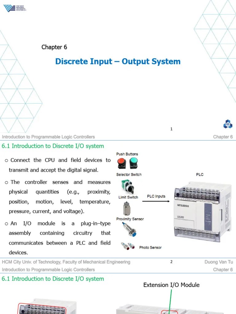 Chapter 6 - Discrete Input-Output System | PDF