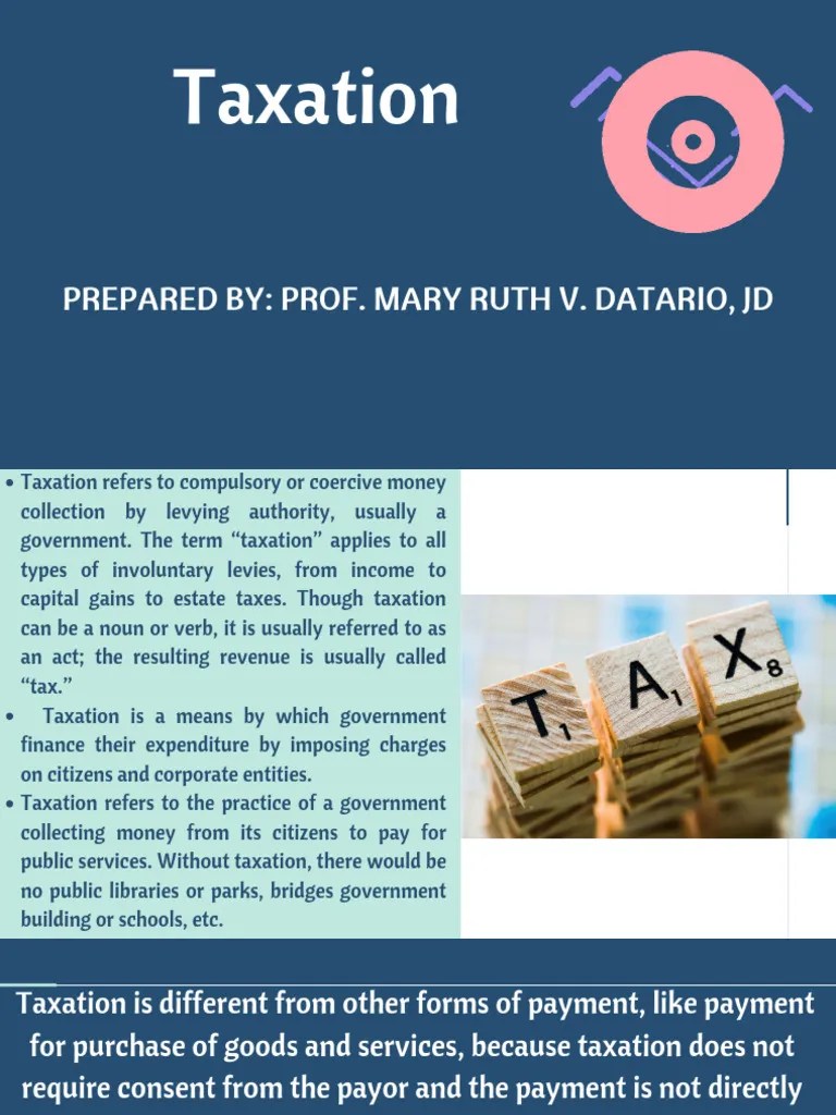TAXATION | PDF