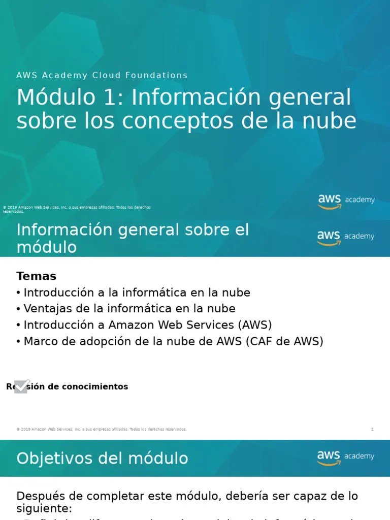 AcademyCloudFoundations Module 01 | PDF