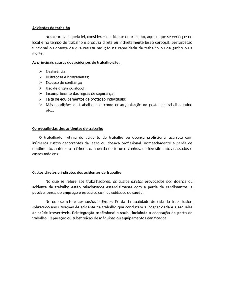 Acidentes De Trabalho Pdf - Landscape Pattern Collection - 4K Quality