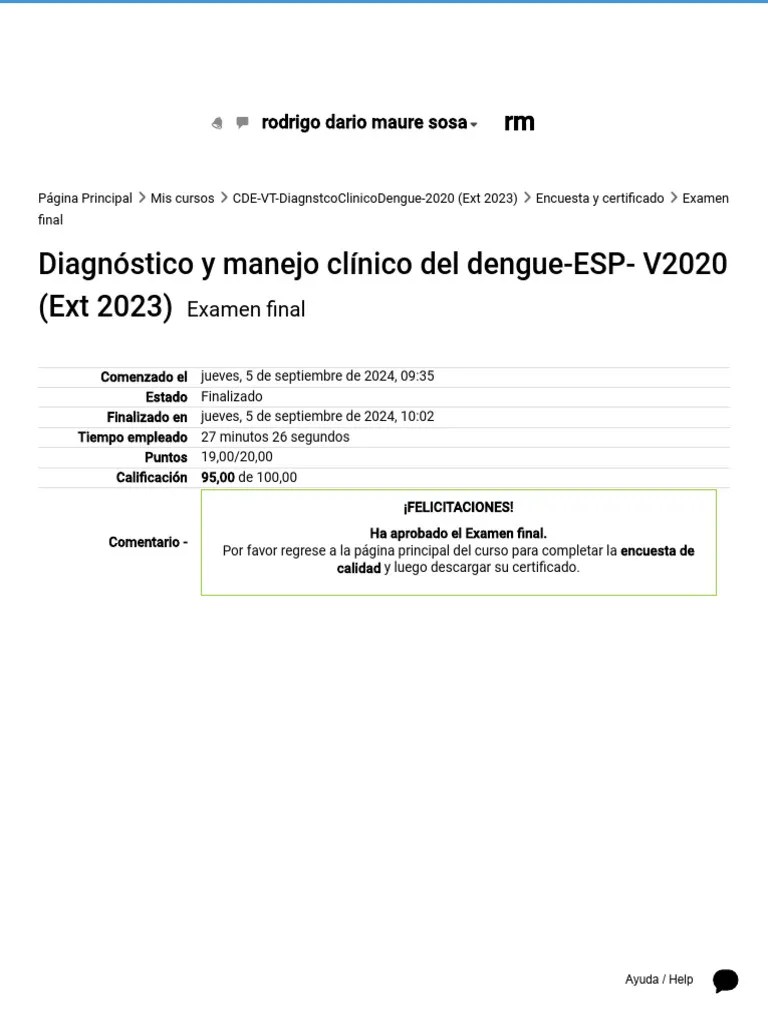 Examen Final_ Revisión Del Intento _ Campus PAHO | PDF