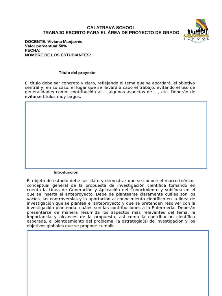 Formato De Anteproyecto | PDF | Hipótesis | Conocimiento