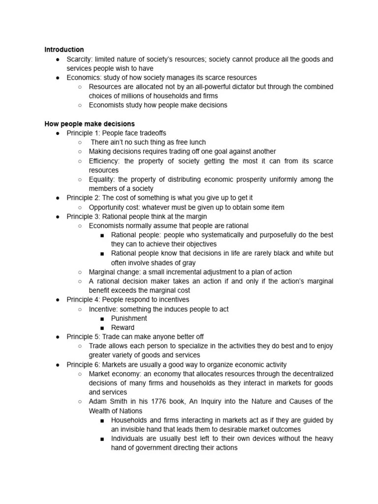 Principles Of Macroeconomics | PDF