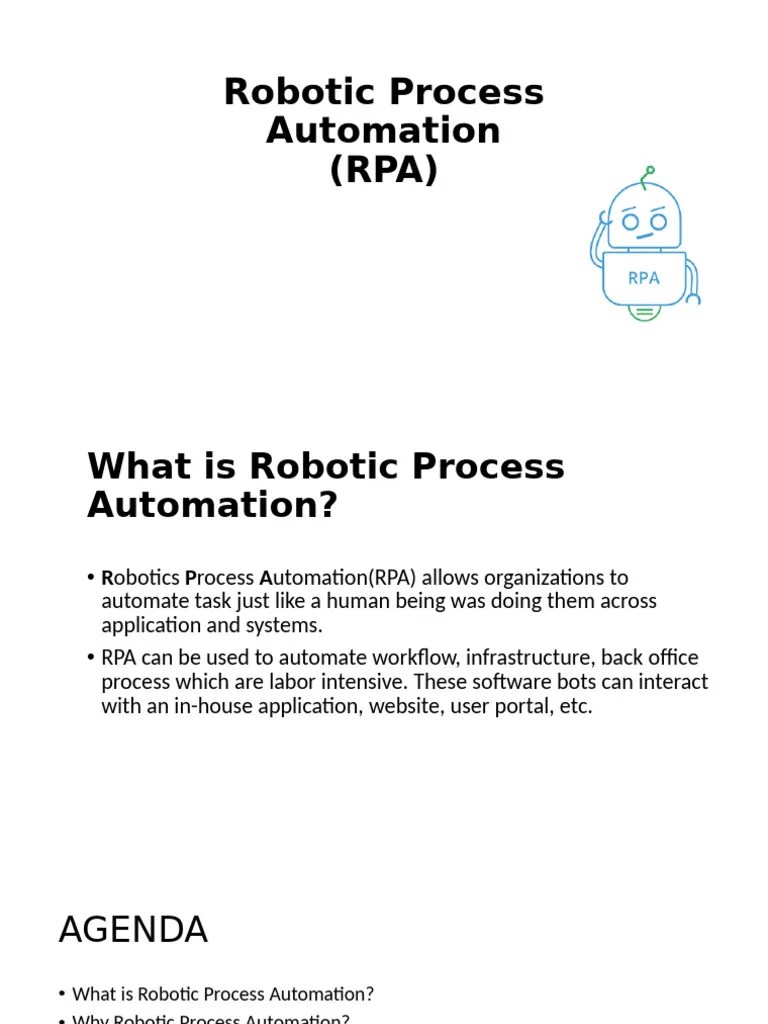 RPA-Introduction | PDF