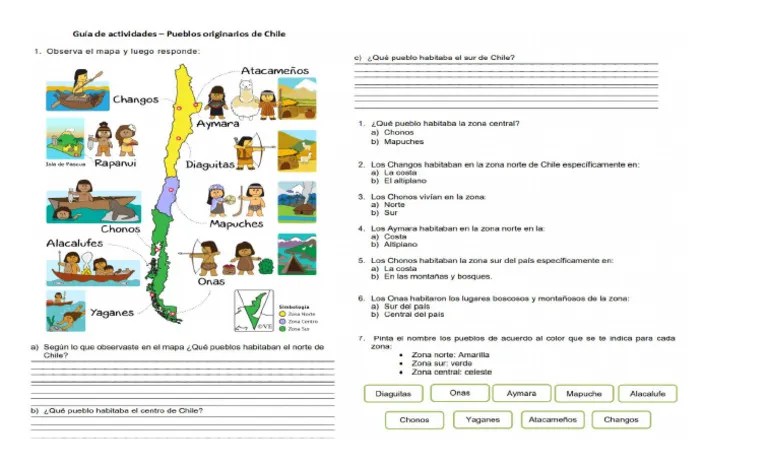 Clase 4 - Pueblos Originarios - Ubicación | PDF