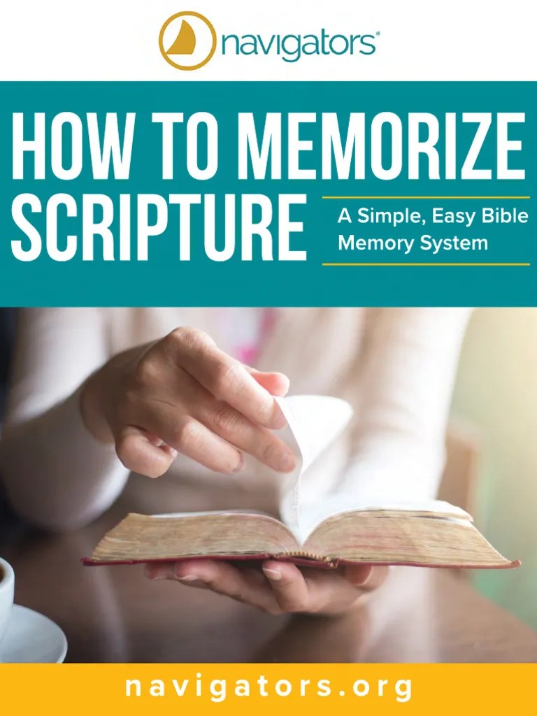 How To Memorize Scripture | PDF