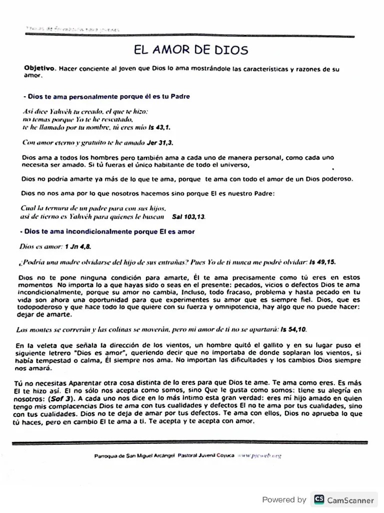 El Amor De Dios | PDF