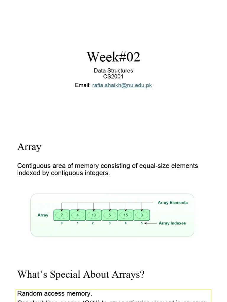 Dsa Week 2 Updates | PDF | Computer Programming | Data Management