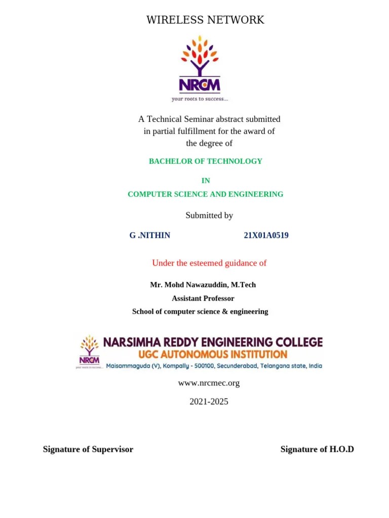 Wireless Network | PDF | Computer Network | Wireless Network