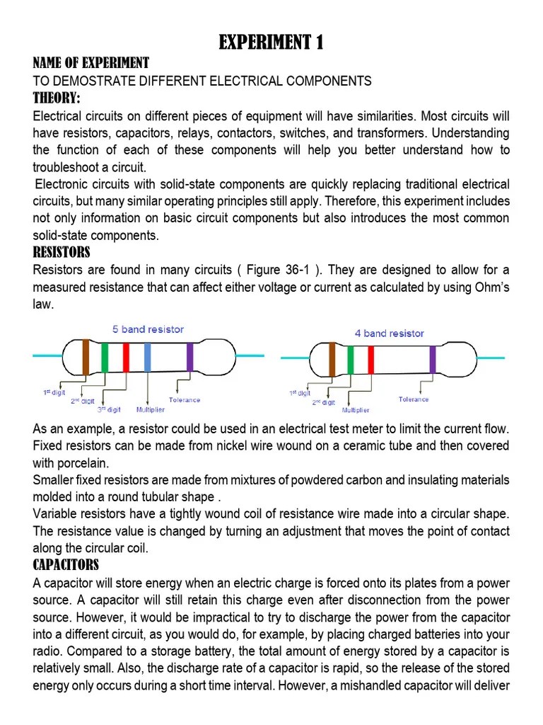 Fes Lab Manual | PDF | Series And Parallel Circuits | Resistor