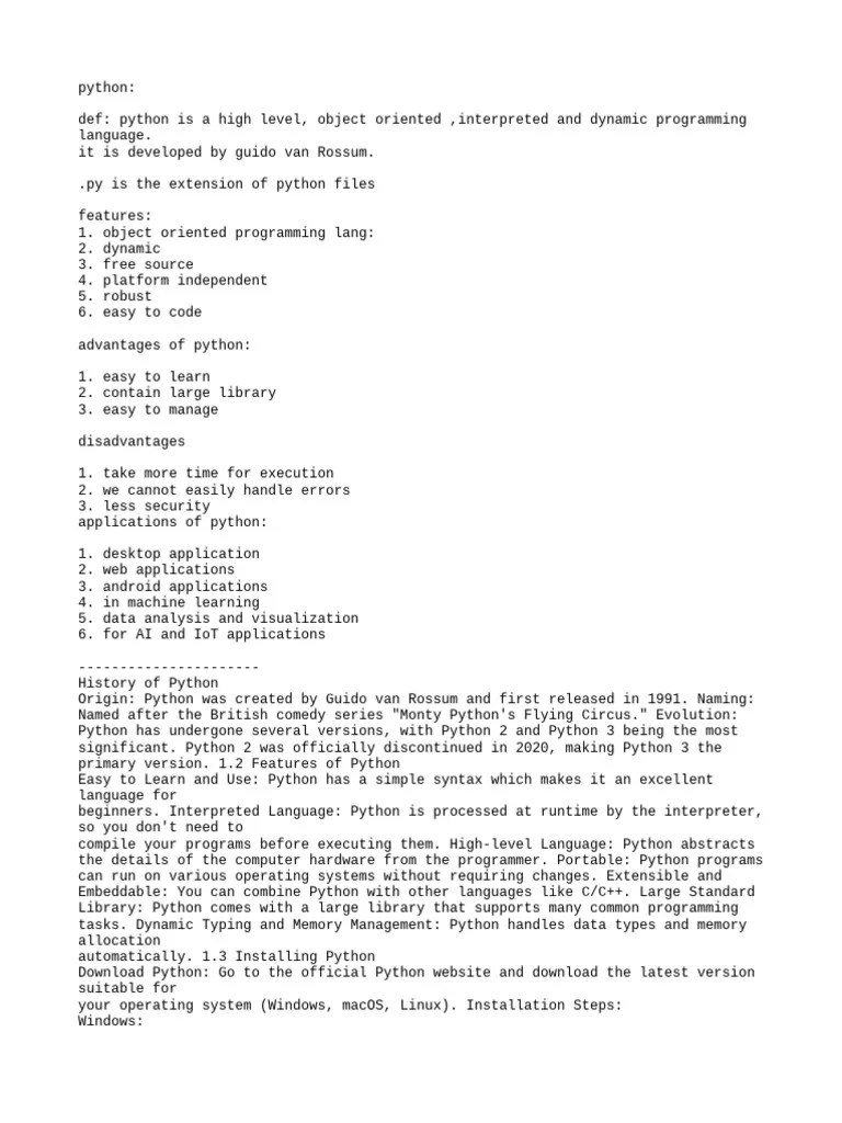 Python | PDF | Data Type | Boolean Data Type