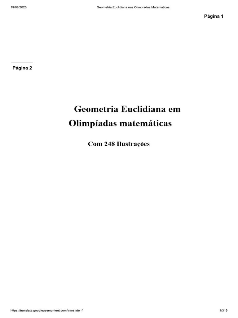 Euclidean Geometry In Mathematical Olympiads. (Traduzido) (Evan Chen ...