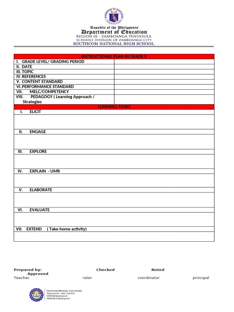 LP Template - G8 12 | PDF