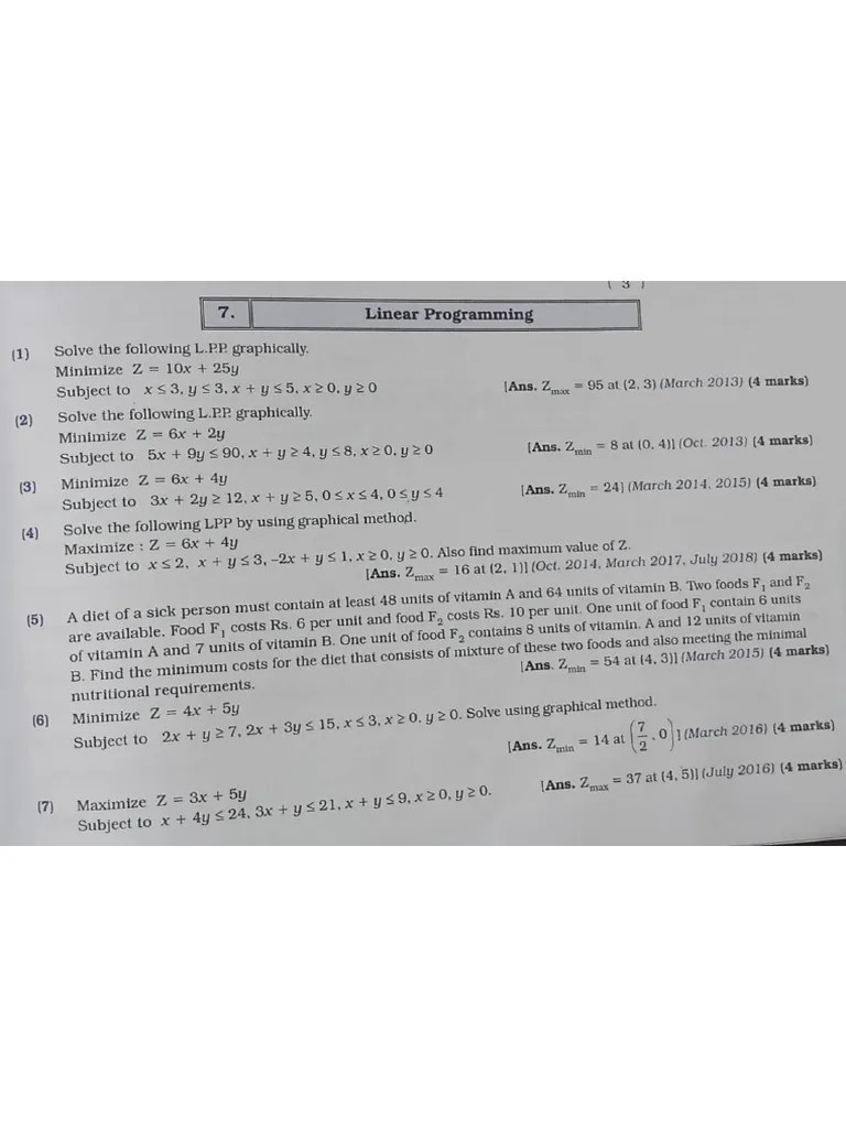 Linear Programming | PDF