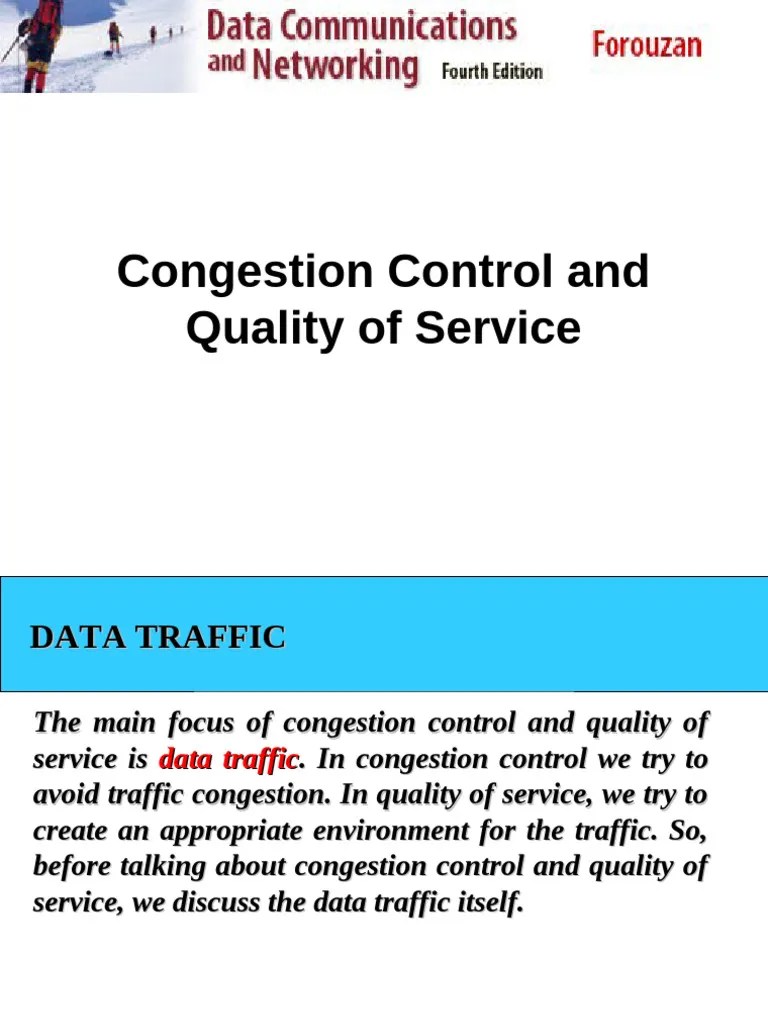 Unit 3.4 Congestion Control And QoS | PDF | Computers | Technology ...