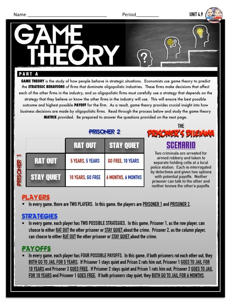 4.9 - Game Theory PDF | PDF | Game Theory | Mathematical And ...