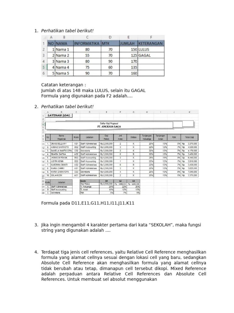 Latihan Soal Asas Informatika Kelas 9 Pdf