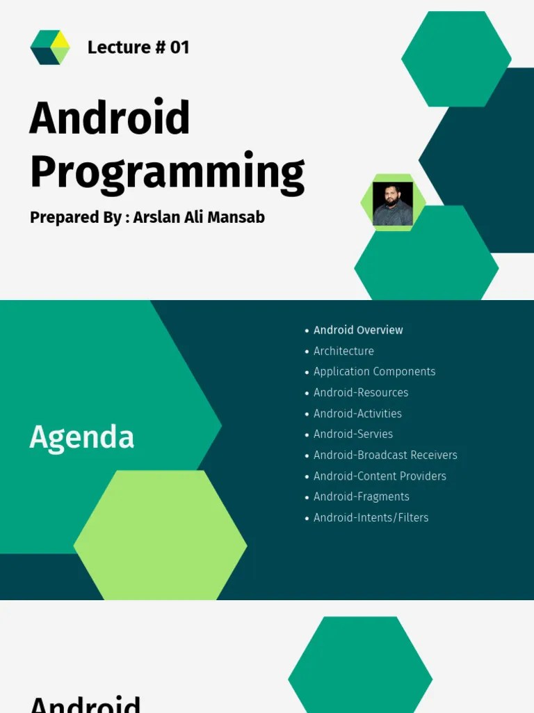 Lecture # 01 | PDF | Android (Operating System) | Java (Programming Language)