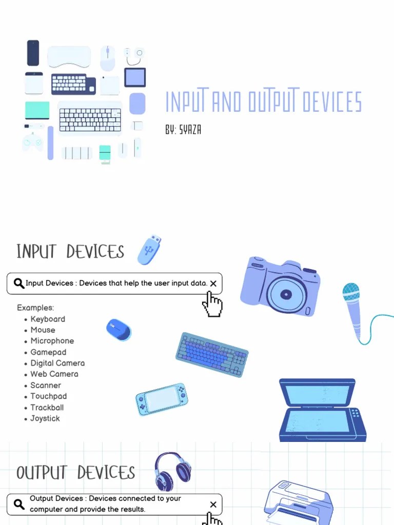Input And Output Devices | PDF