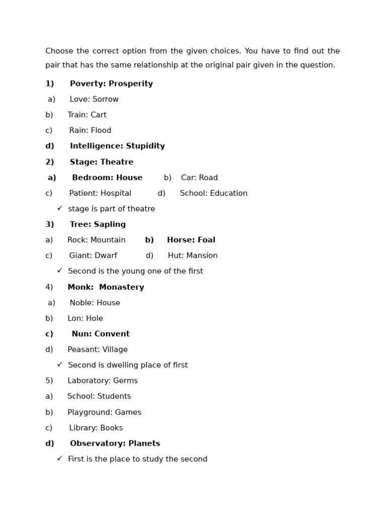 Analogy Pdf