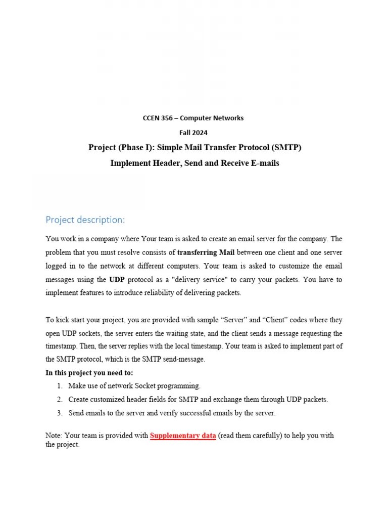 Project Phase 1 | PDF