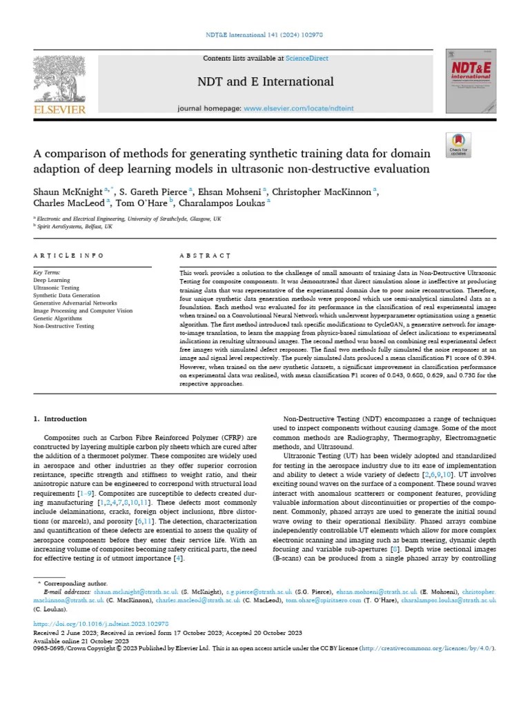 A Comparison Of Methods For Generating Synthetic Training Data For ...