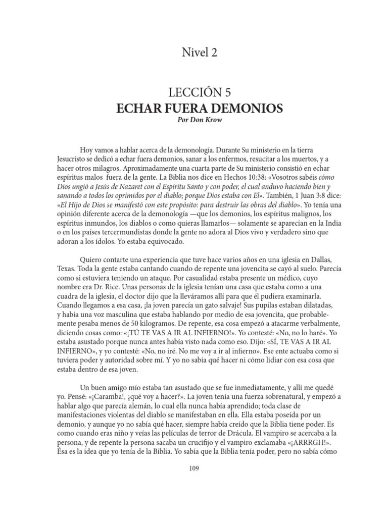 Discipleship Evangelism Study Guide Language Spanish Level 2 Lesson 5 ...
