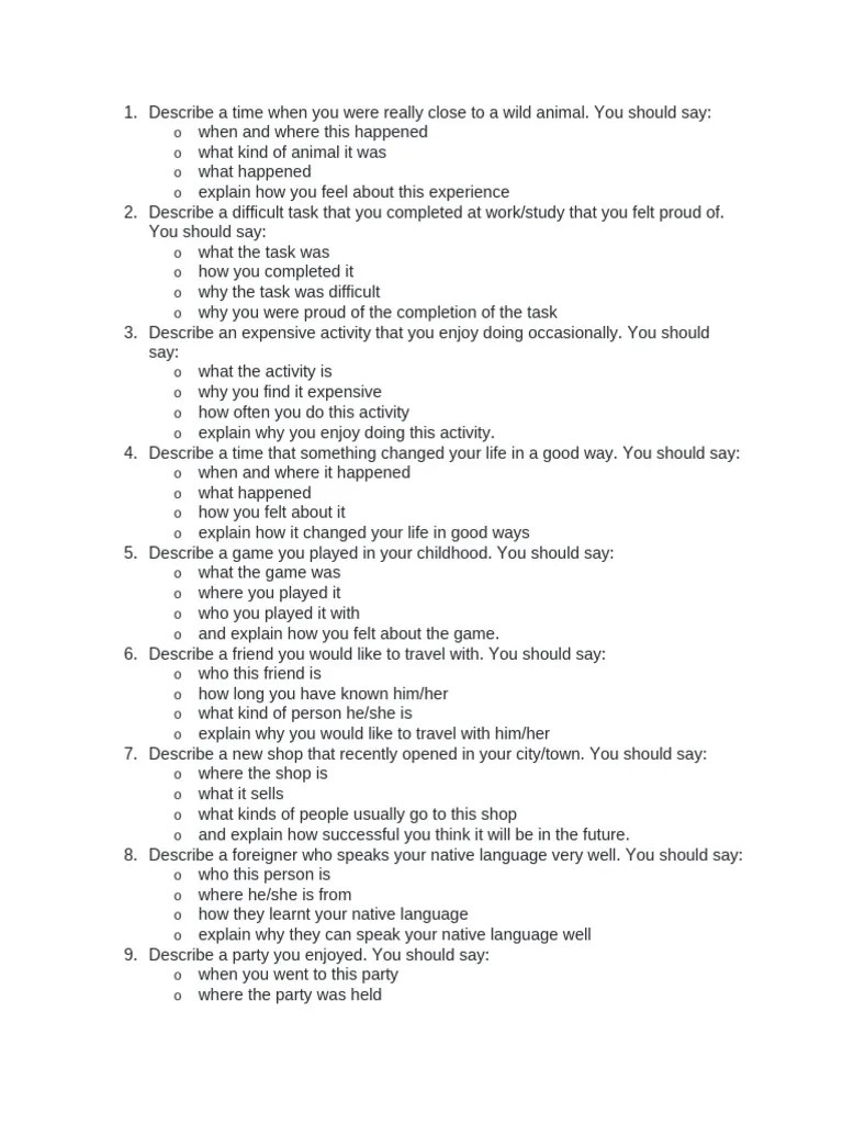 IELTS GENERAL WRITING TASK 1 QUESTIONS | PDF