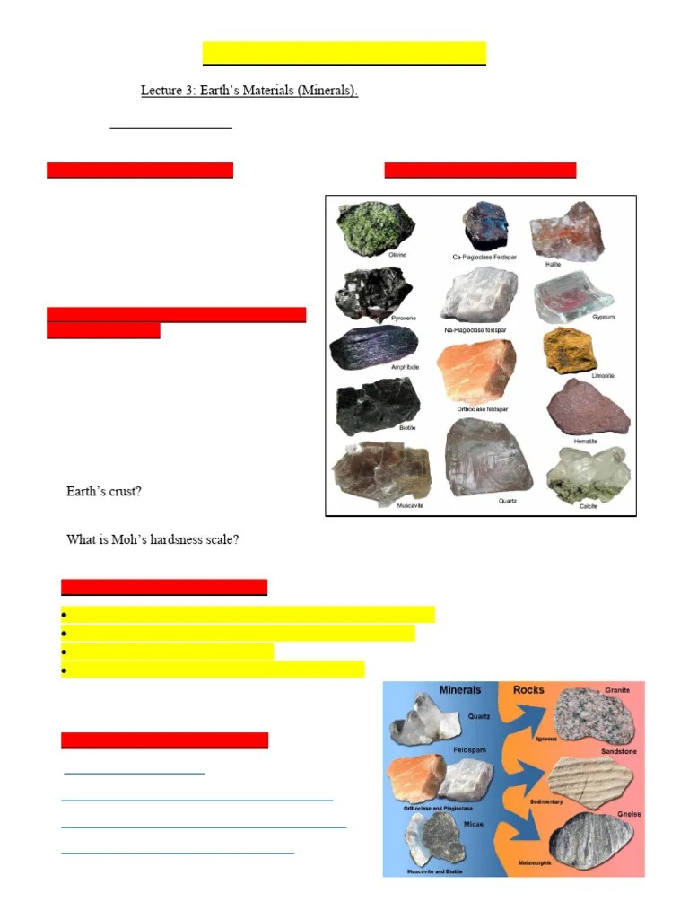 GEOL 201 LAB 1 - Pre - Lab | PDF | Science & Mathematics