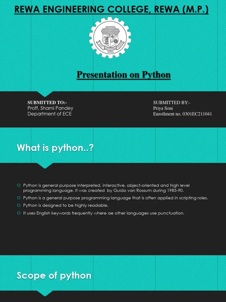 Python 1 | PDF | Python (Programming Language) | Control Flow