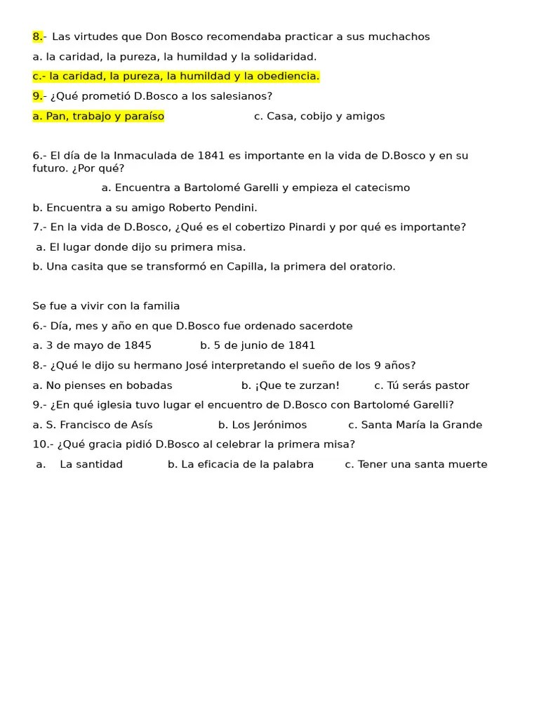 Preguntas Para Estudiar #3 Preguntas De La 61-100 | PDF