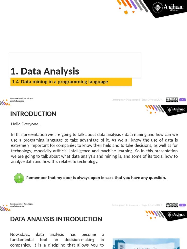 1.4 Data Mining In A Programming Language | PDF | Big Data | Data Analysis