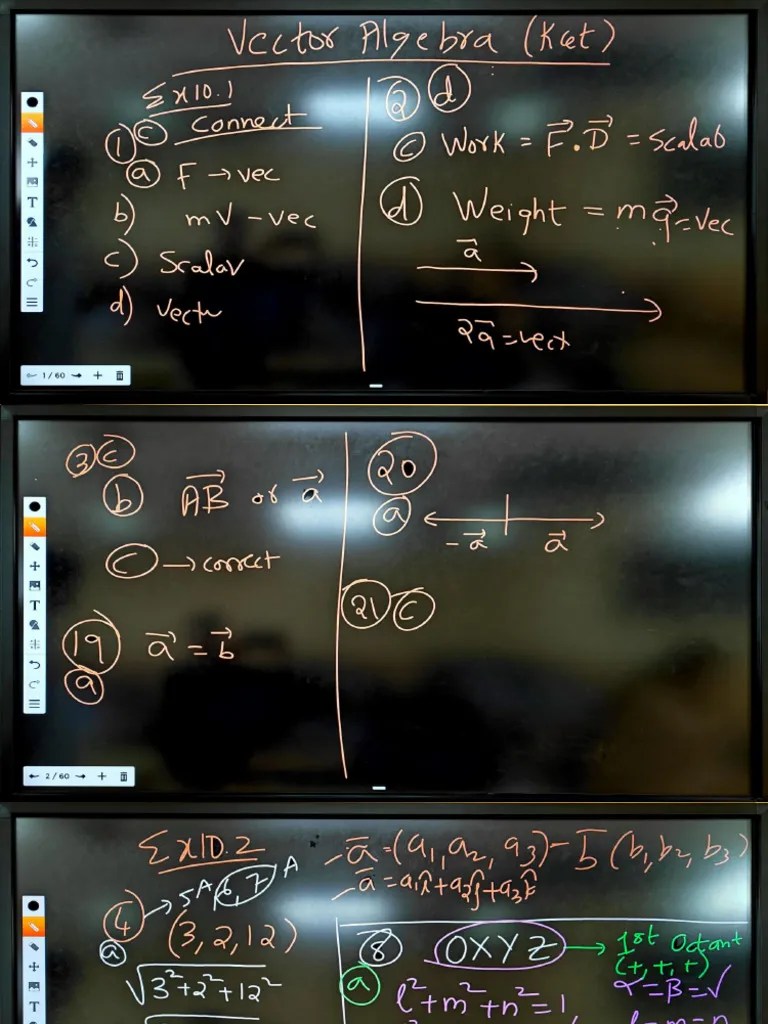 Vector Algebra KCET 23 Aug 2024 | PDF