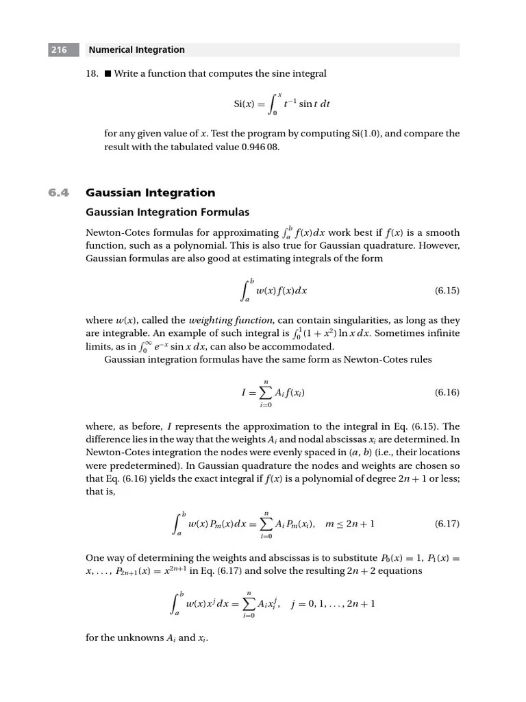 Numerical Methods In Engineering With Python 3 | PDF | Numerical ...