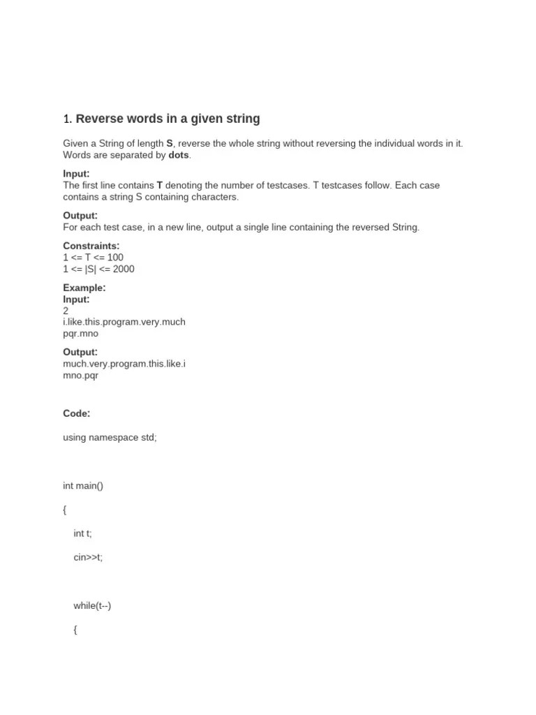 String | PDF | String (Computer Science) | Software Development