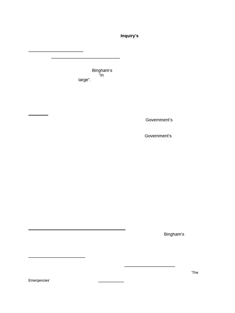 118 Bingham Centre For The Rule Of Law Submission | PDF | Rule Of Law | Governance