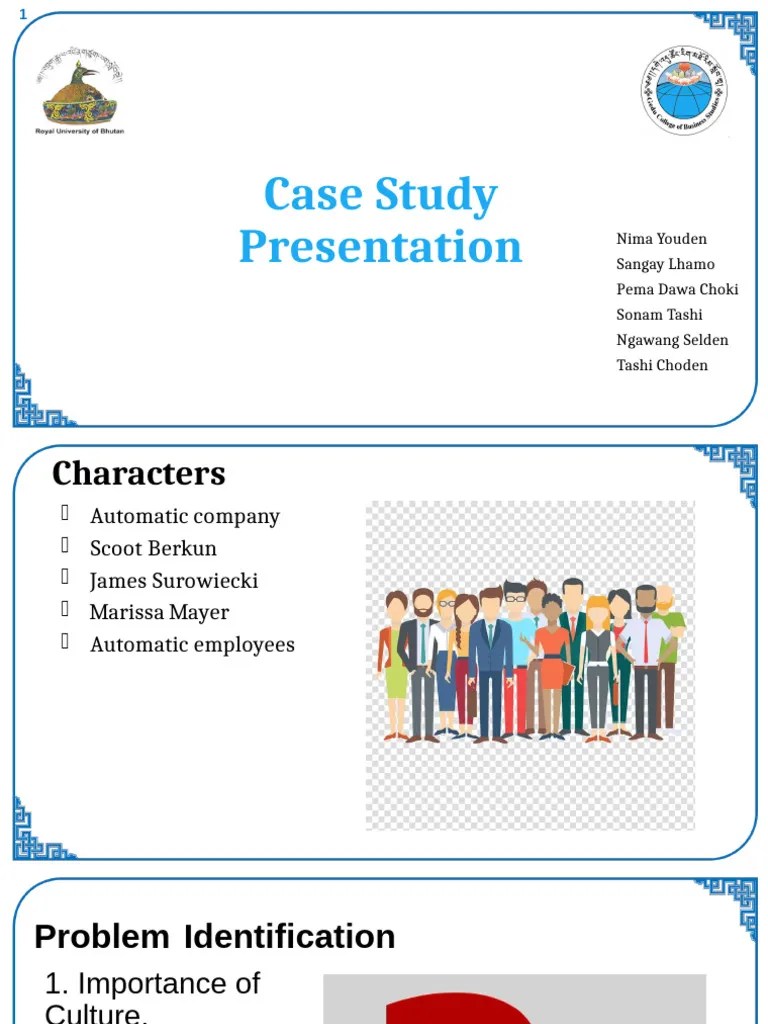 Case Study Presentation Pdf Organizational Culture Leadership